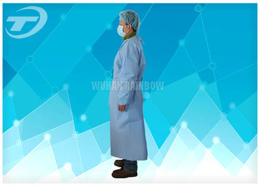 PP Coated PE Waterproof Disposable Isolation Gowns Unisex With Different Size